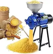 CHAOFLIGHT Electric Grain Mill Grinder 3000W Heavy Duty Commercial Electric Feed Corn Mill Grinder with Funnel Thickness Adjustable Powder Machine Dry Wet Spice Rice Flour Cereals Coffee Wheat