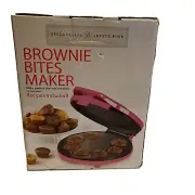 Brownie Bites Maker Bella Cucina Pink Makes 8 Bite Sized Brownies New