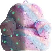Toddler Chair, Glow in the Dark Kids Sofa Bean Bag Chair Kids Children Couch Tod