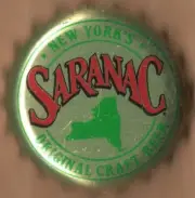 USA Plastic Lined Beer Crown Bottle Cap: Saranac Brewing