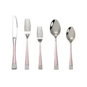 1Set Western Tableware Steak Knife Spoon Fork Set Teaspoon Steel Cutlery Set 304 Stainless Steel Home Dinner Dinnerware Set