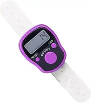 Finger Counter - Manual Clicker Counter | Finger Pitch Tool, Electronic Numbering, Digital Display Number LED Accessories Resettable Click for Jersey and Golf and Many U