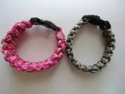 Parachute cord bracelets camo & multicolored lrg OS without tags 2 items
