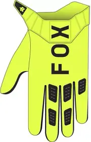 Fox Racing Flexair Mens MX Offroad Gloves Fluo Yellow