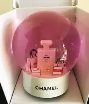 Chanel 2016 Snow Globe VIP Gift folded Camellia Chanel card