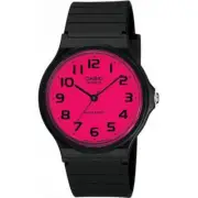 Casio Watch Black Resin Strap and Pink Dial Mq24cc-4b3cf