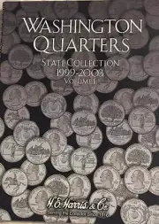 12 SETS (24) STATEHOOD QUARTERS P & D (1999-2008) 2 FOLDER SET BY H.E.HARRIS