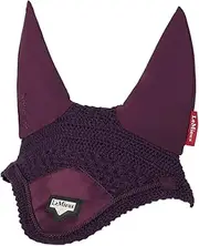 LeMieux Loire Fly Hood with Soft Lycra Ears - Close Knit Crochet - Comfortable Fit Equestrian Mask - Sport Horse Wear