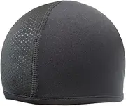 [SAFIGLE] Cycling Skull Cap Helmet Liner Traer Hat Cooling Skull Cap Breathable Quick Dry Pack for Men/Women Black