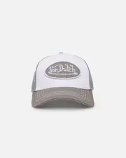 [VON DUTCH] Von Dutch Grey & White Trucker Snapback Grey/white - Size ONE ONE Grey/White