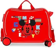 [Disney] Mickey Shape Shifter Multi-Coloured Cabin Suitcase