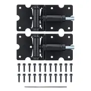 Self Closing Gate Hinges, Heavy Duty for Vinyl/Wood/Metal Fence, Pack of 2, w...
