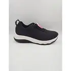 Clarks Womens Cloudsteppers Circuit Tie Running Sneakers Shoes Black 7W NIB