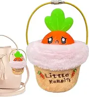 Cute Plush Keychain - Cartoon Cute Carrot Keychain Radish Pendant | Carrot Pot Cutting Plush Toy, Radish For Backpack, Birthday, Festival, Valentine's Day