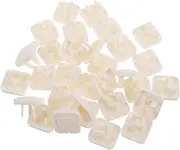 AUTSUPPL 45pcs Baby Proofing Socket Covers Electrical Outlet Safety Covers Childproof Power Plug Protectors