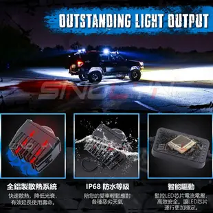 100W 機車霧燈 防水外掛霧燈 白黃光 雷霆王 YAMAHA 山葉 勁戰125 24V12V LED大燈 開關線組