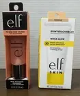 LOT Of Elf SUNTOUCHABLE Whoa Glow Primer Sunbeam SPF 30 + Elf Power Grip Primer