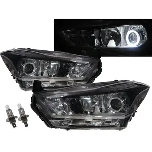卡嗶車燈 適用 NISSAN 日產 KICKS P15 16-Present  光導LED天使眼光圈魚眼 大燈