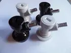 2 Pair Cornelius Corney Keg BALL LOCK Connectors Barbed Gas In Beer Out Pair