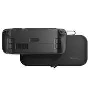 Savage Raven by Skull & Co. Steam Deck GripCase Bundle: Protective Case for SteamDeck + Slim EDC Carrying Case Black (SDGCSET-BK)