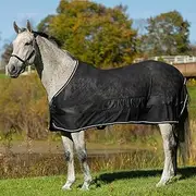 Equinavia Sol Ringside Mesh Scrim Show Sheet for Horses - Black - S