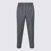[Antonelli Firenze] Antonelli Firenze-Trousers Blacks And Greys-Donna 44