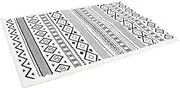 Dirt-Resistant Area Rug Geometric Pattern Garden Decor Outdoor Floor Mat Bedroom Carpet