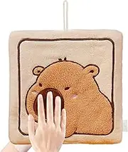 Cute Bathroom Hand Towels,Cute Towels | Absorbent Quick Drying Cloth with Capybara Print for Beach Gym Guest Hotel
