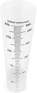 Bainbridge Fluid, Liquid and Chemical Measuring Cylinder, 250 ml Capacity