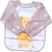 ANDRESLAD Unisex Apron Dirt Smock with Flexible Design for Easy Cleaning and Protection During Meals and Crafts Blue