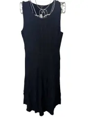 New With TAGS TALBOTS Black SLEEVELESS Dress Size LP