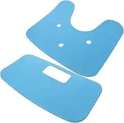 Beatifufu Waterproof Bath Stool Pad with High Back Soft Foam Non-Slip Drainage for Elderly Pregnant Disabled