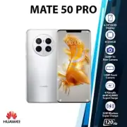 (New&Unlocked) Huawei Mate 50 Pro Dual SIM 8+256GB Android Mobile Phone - SILVER