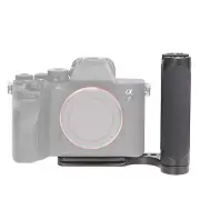 Universal L-Shaped Bracket Holder with Handele Grip for DSLR Camera Stabilizer