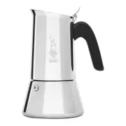 Bialetti Stainless Steel Venus Coffee Pot 6 Cups - Silver