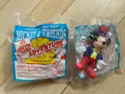2X McDonalds Happy Meal Toy Mickey & Friends Epcot Adventure Mickey In USA 1993
