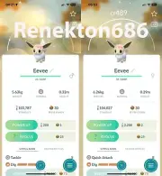 Shiny Eevee adorned flower cherry blossoms Male Female - P T C -Read Description