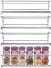 Spice Rack Wall Mount, Pantry Cabinet Door Organizer by - Set of 4 Hanging S...