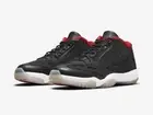 New Nike Air Jordan 11 Low IE Bred Black Red Retro OG Women Sz 10.5 919712 023