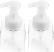 Mipcase 2pcs Mousse Sparkling Bottle Foam Cleaners Bubble Sub Foaming Bottles Foam Pump Bottle Foaming Maker Hand Soap Container Empty Pump Bottle Empty Bottle Travel Pet Make up