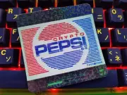 Retro Pepsi Nostalgia Dystopia Sticker Holographic Water Proof