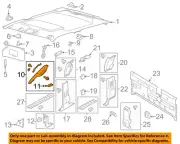 FORD OEM 11-16 F-250 Super Duty Cab Interior Trim-WS Pillar Trim BC3Z2503598AC
