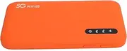 5G WiFi 6 Mobile Hotspot, 2.77Gbps WiFi Router with SIM Card Slot & 6100mAh Battery, WiFi Hotspot Router, Portable WiFi Device for Travel, Connects Up to 16 Devices (Orange)