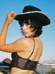 Hey Ya Sequin Cowboy Hat Black