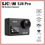 SJ8 Pro 4k Action Camera BLACK Water Resistance Touch Screen Underwater Vlog Cam