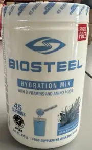 BioSteel Zero Sugar Hydration Mix - White Freeze Flavor, 45 Servings per Tub