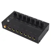 (EU Plug)Sound Mixer Ultra Compact Metal Low Noise 6 Channel Stereo Line Mi HF