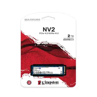 金士頓 Kingston NV2 250G 500G 1TB 2TB NVMe PCIe 4.0 SSD 固態硬碟