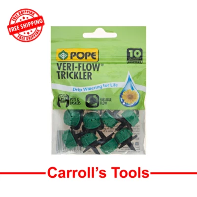 Pope Veri-Flow Threaded Trickler Dripper - 10 Pack