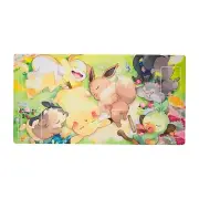 Pokemon Center Japan Official Rubber TCG Playmat Pikachu Eevee Taking a Nap